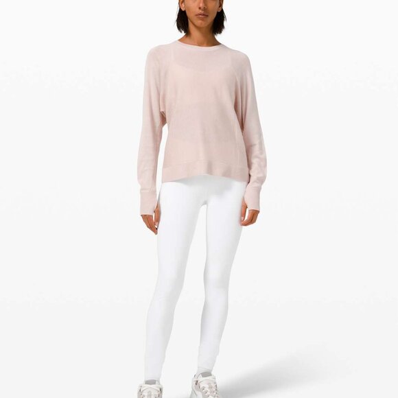 Lululemon Cashlu Knit Pullover in Pink Bliss - Picture 1 of 9